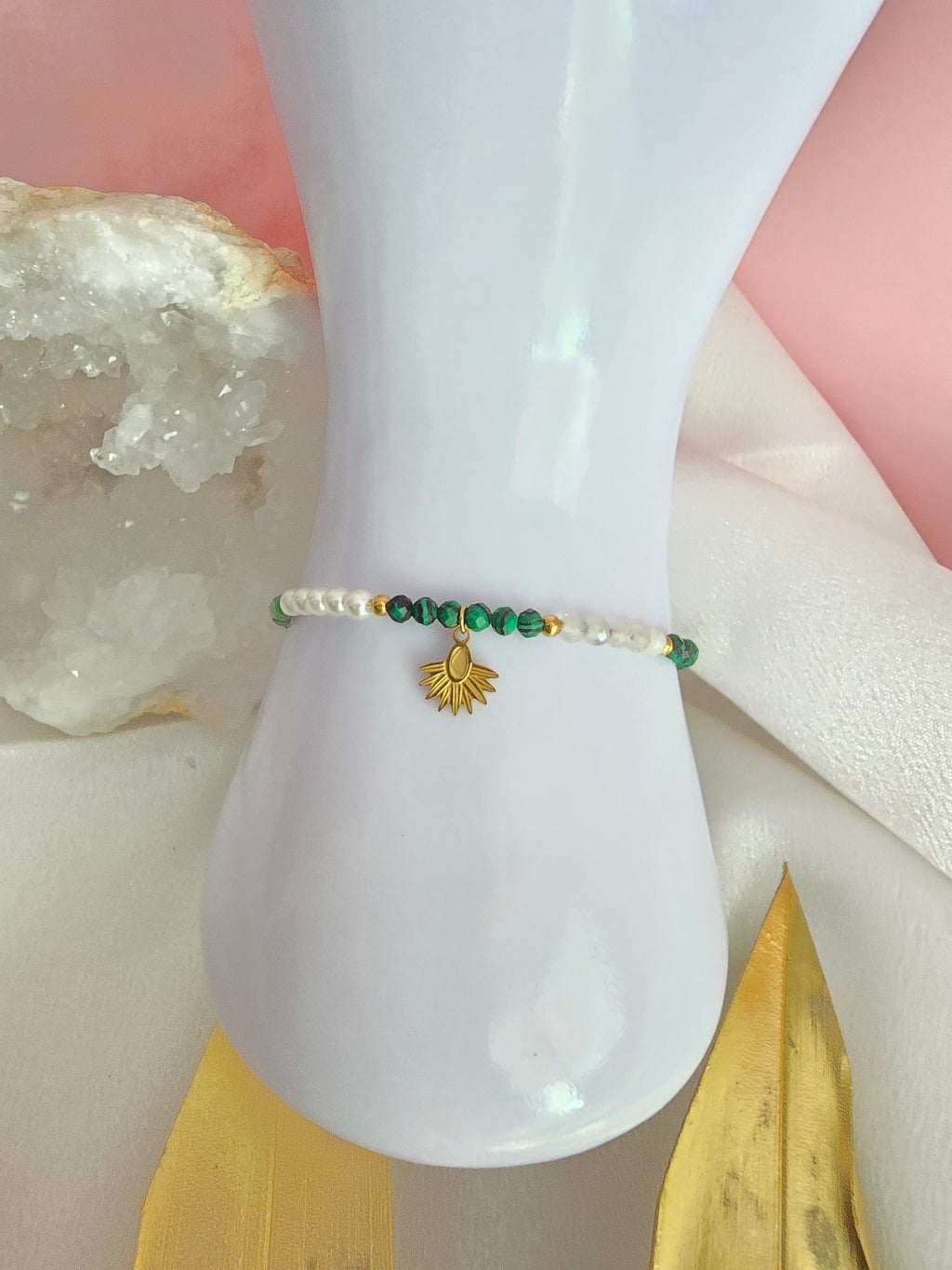Bracelet Iria en Malachite