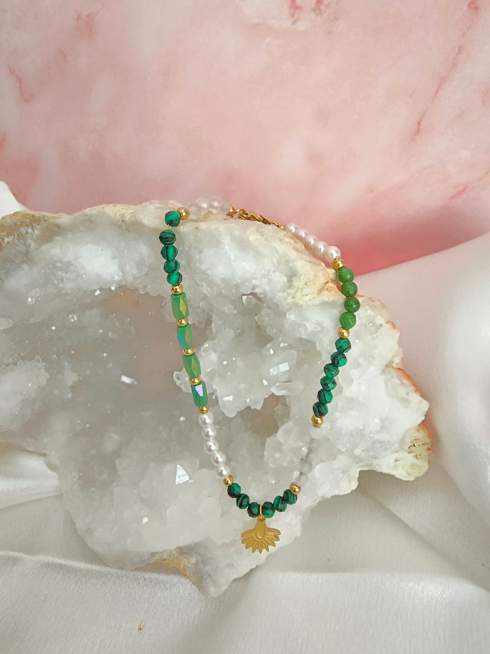 Bracelet Iria en Malachite