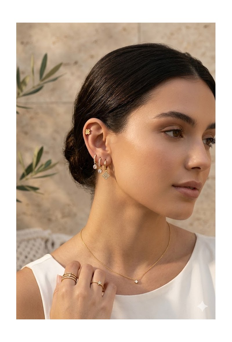 Boucles d'Oreilles Lana