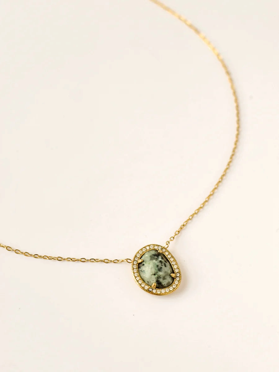 Parure ZENA - Turquoise Africaine | Collier & Bague
