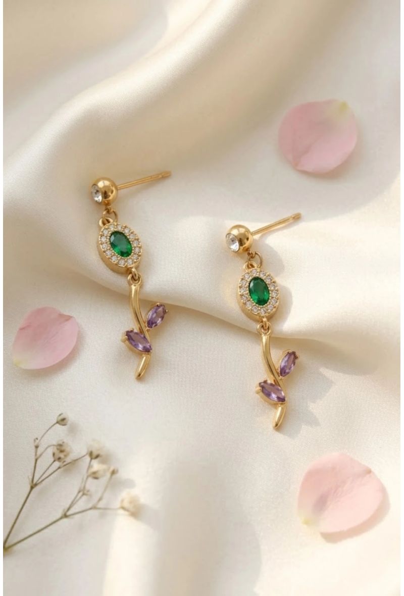 MEGAN – Boucles d’oreilles romantique