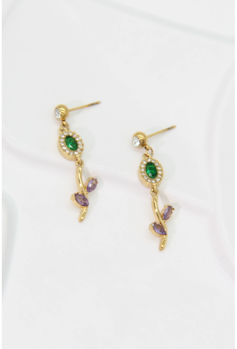 MEGAN – Boucles d’oreilles romantique