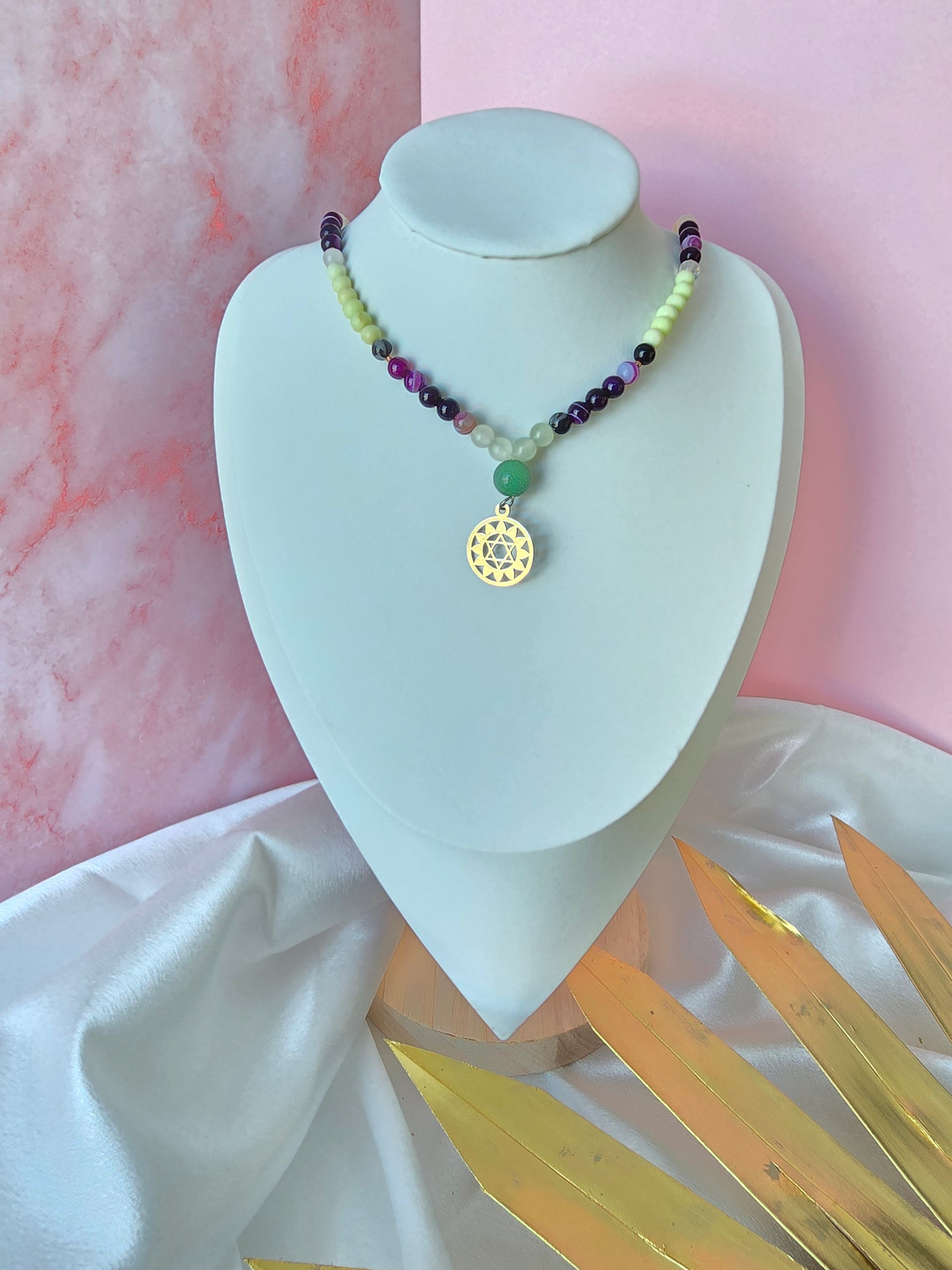 Mala 108 Perles Pierres Naturelles | Or et Âme Bijoux