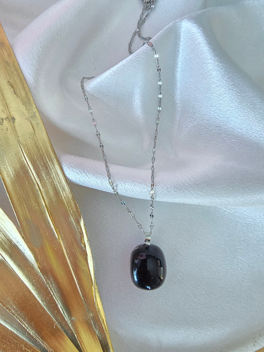 Colier Obsidienne noire