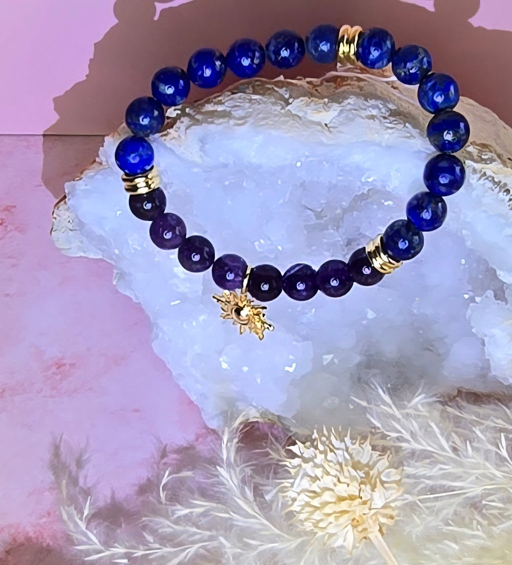 Vision Intérieure Lapis-lazuli et améthyste