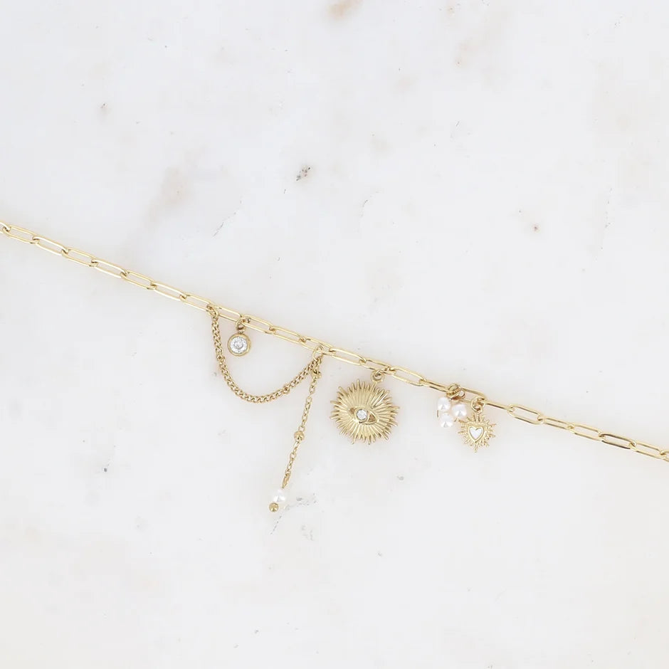 Collection Aïcha – Bracelet, Collier & Chaîne de Cheville