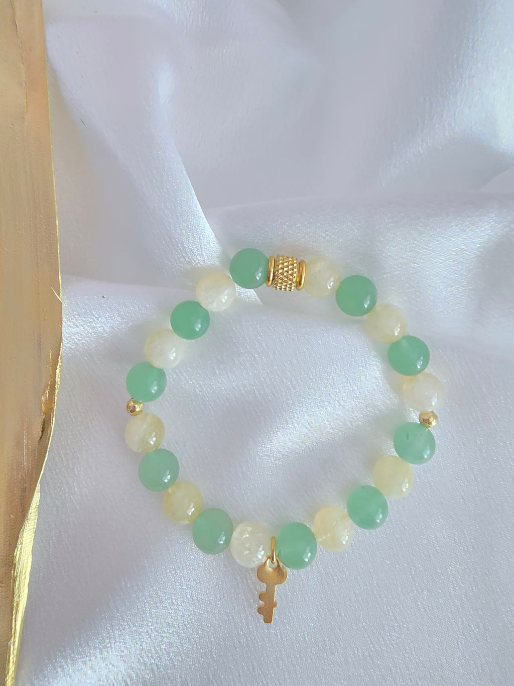 Clé d'abondance : Citrine et aventurine