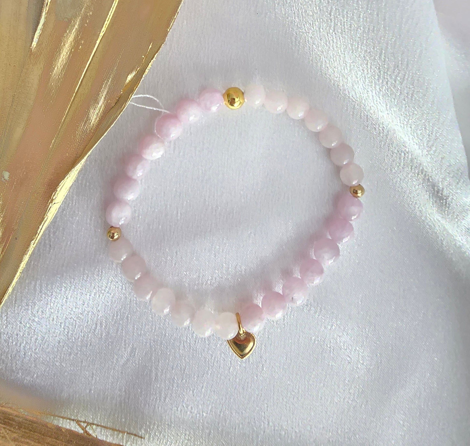 Coeur Cristallin : Quartz rose et kunzite