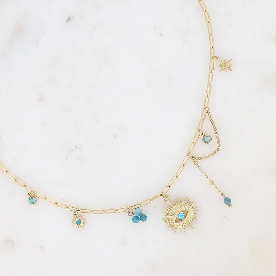 Collection Aïcha – Bracelet, Collier & Chaîne de Cheville