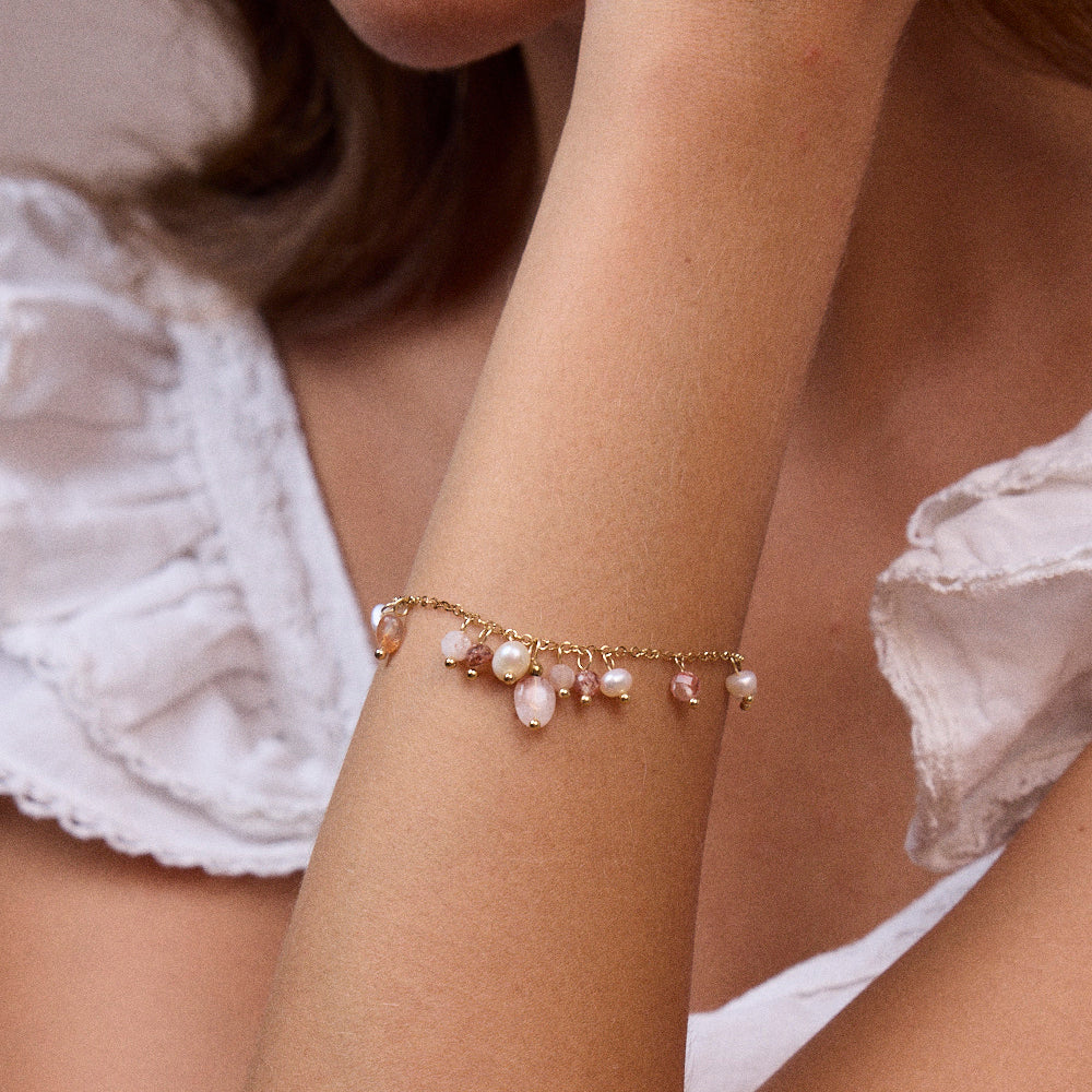 Bracelet Elise – Pierres Naturelles & Perles d'Eau Douce
