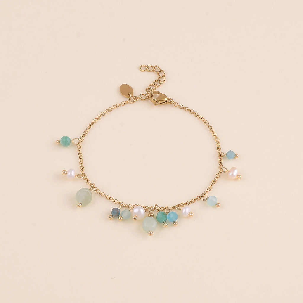 Bracelet Elise – Pierres Naturelles & Perles d'Eau Douce