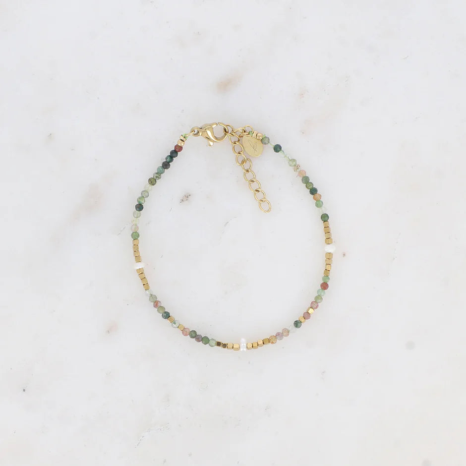 Bracelet Galice 1 – Pierres Naturelles & Perles d'Eau Douce
