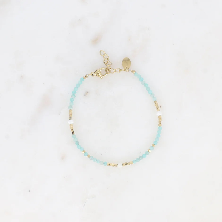 Bracelet Galice 1 – Pierres Naturelles & Perles d'Eau Douce