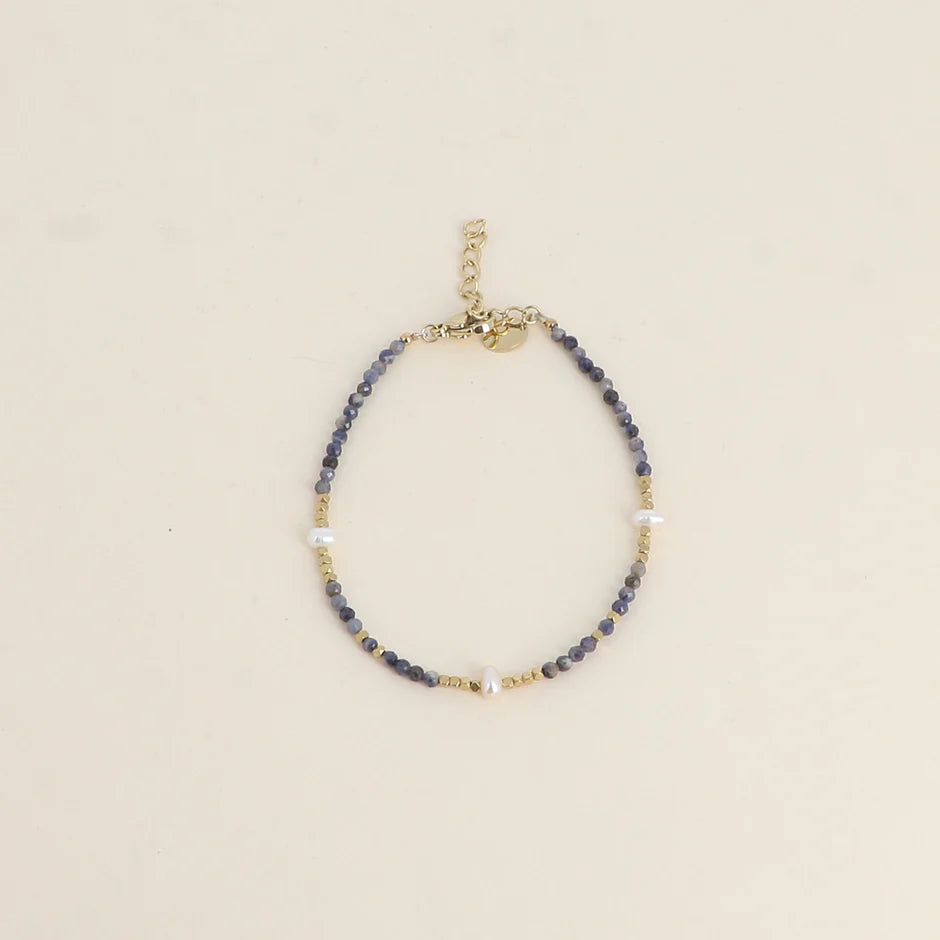 Bracelet Galice 1 – Pierres Naturelles & Perles d'Eau Douce