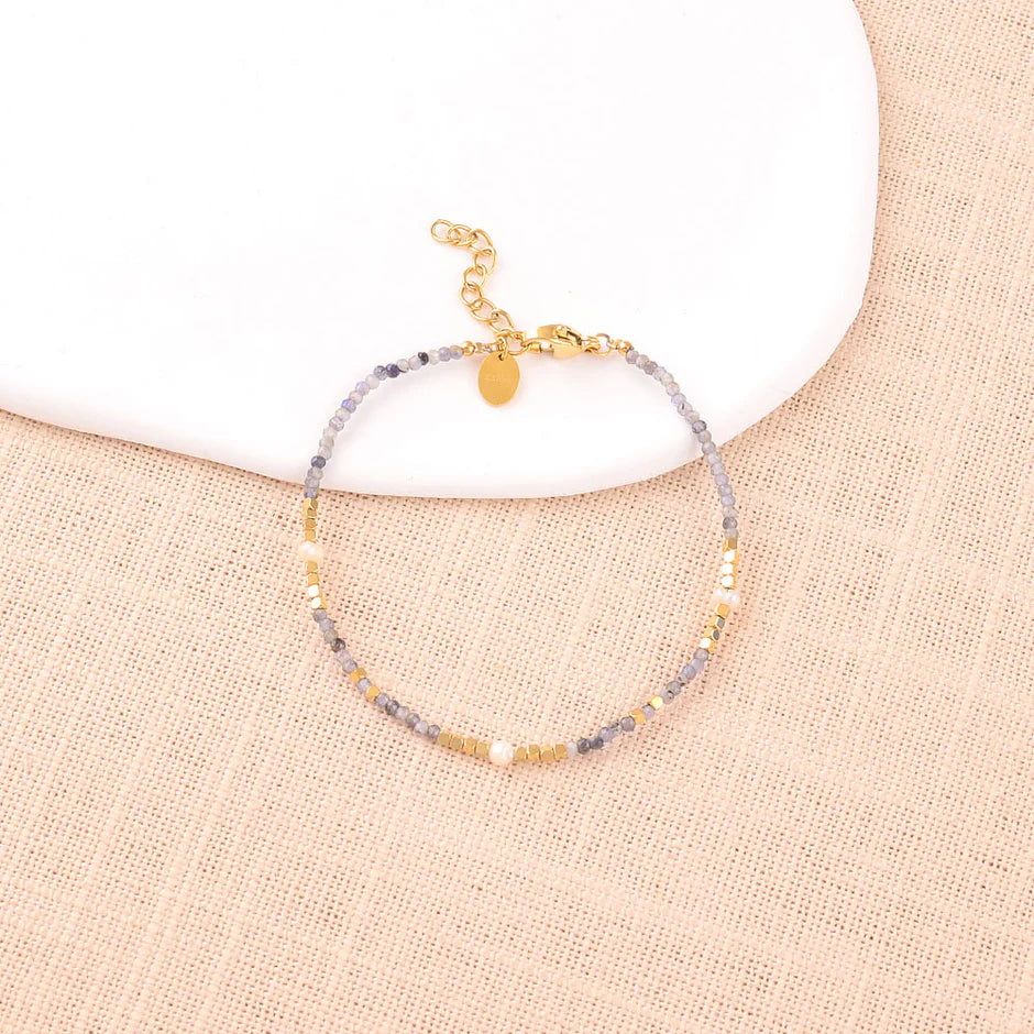 Bracelet Galice 1 – Pierres Naturelles & Perles d'Eau Douce