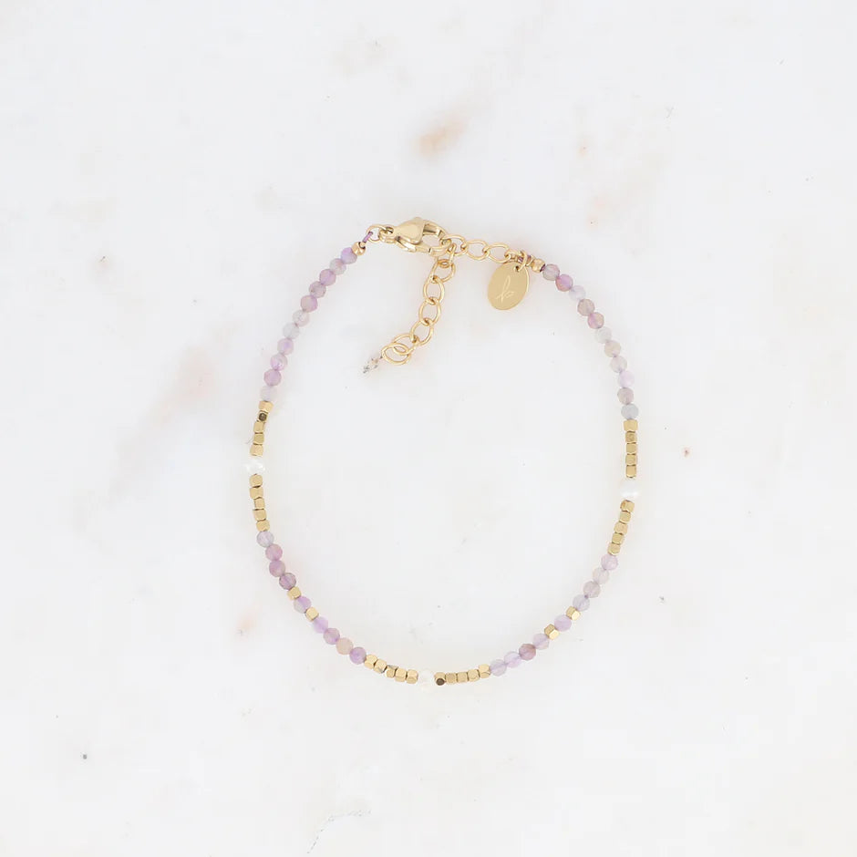 Bracelet Galice 1 – Pierres Naturelles & Perles d'Eau Douce