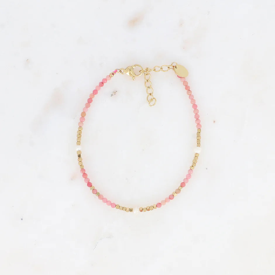 Bracelet Galice 1 – Pierres Naturelles & Perles d'Eau Douce