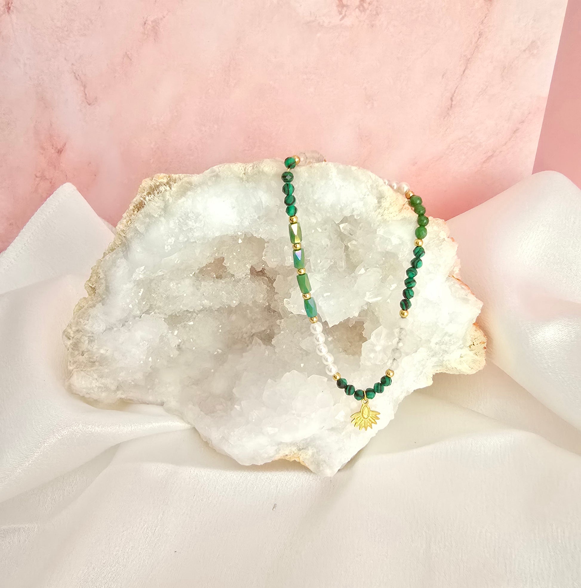 Bracelet Iria en Malachite