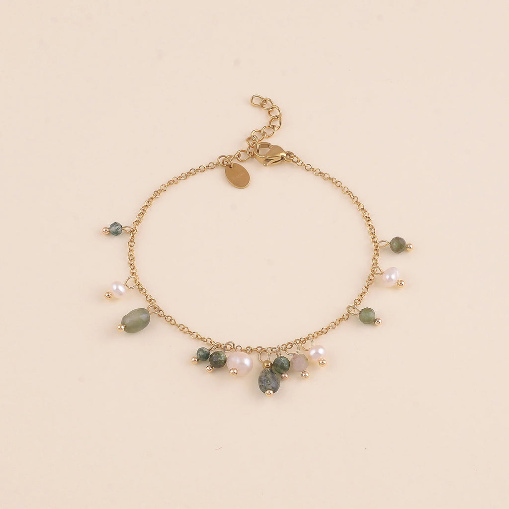 Bracelet Elise – Pierres Naturelles & Perles d'Eau Douce