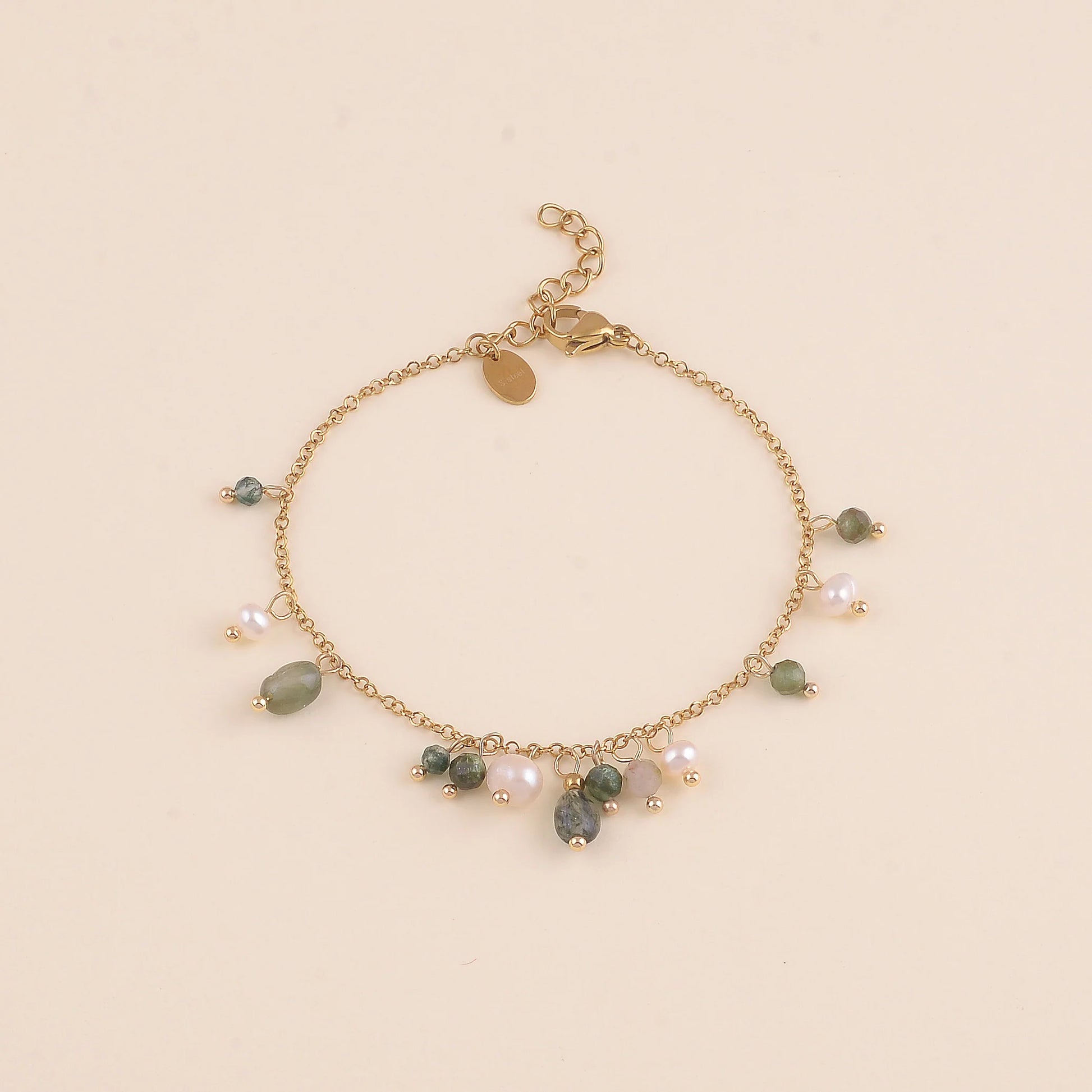 Bracelet Elise – Pierres Naturelles & Perles d'Eau Douce