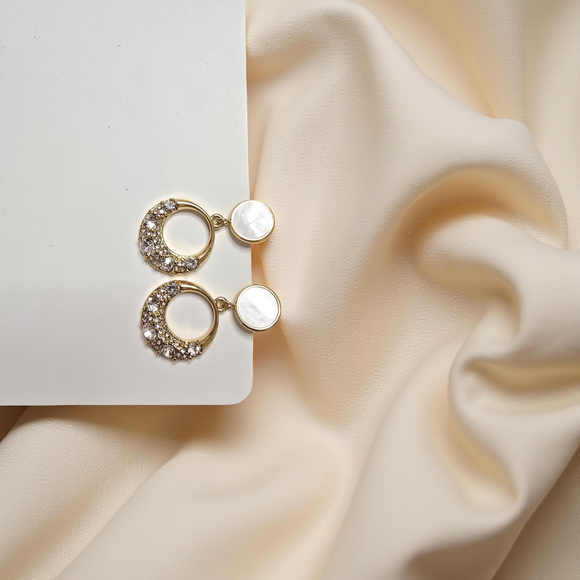 Boucles d'Oreilles CONSTELLE Étoiles Acier Inoxydable Doré | Or et Âme Bijoux