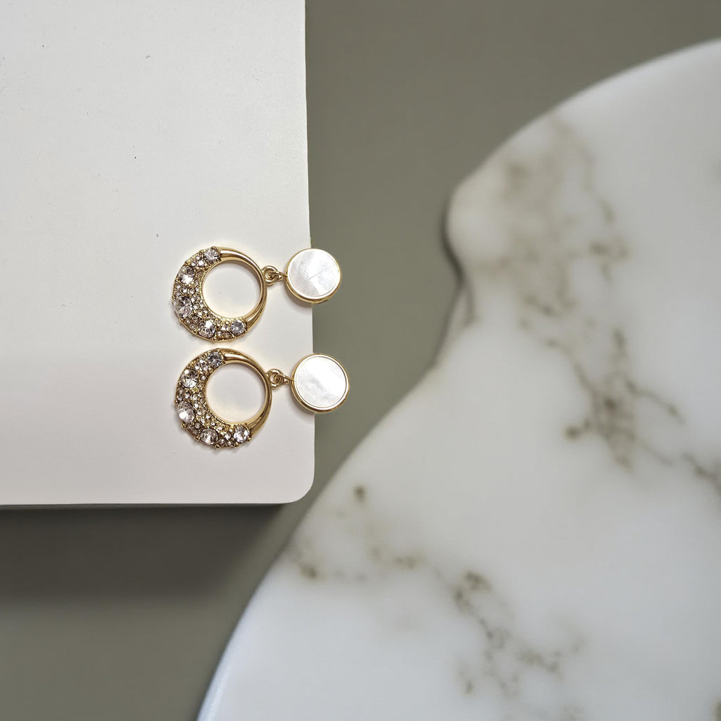 Boucles d'Oreilles CONSTELLE Étoiles Acier Inoxydable Doré | Or et Âme Bijoux