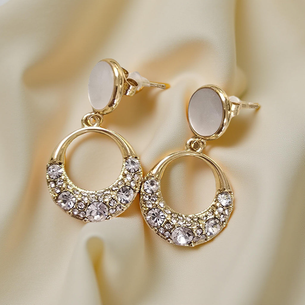 Boucles d'Oreilles CONSTELLE Étoiles Acier Inoxydable Doré | Or et Âme Bijoux