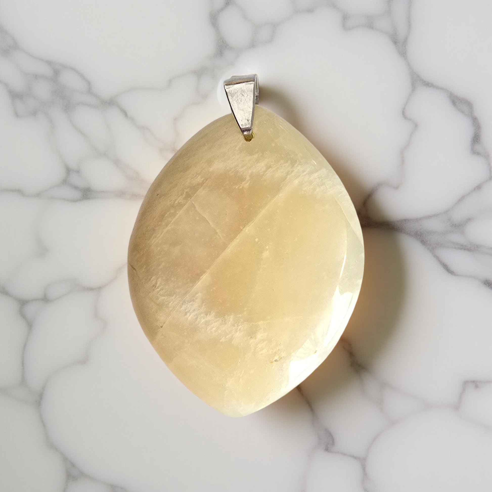 Pendentif Goutte Pierre de Lune - Intuition & Féminité Sacrée