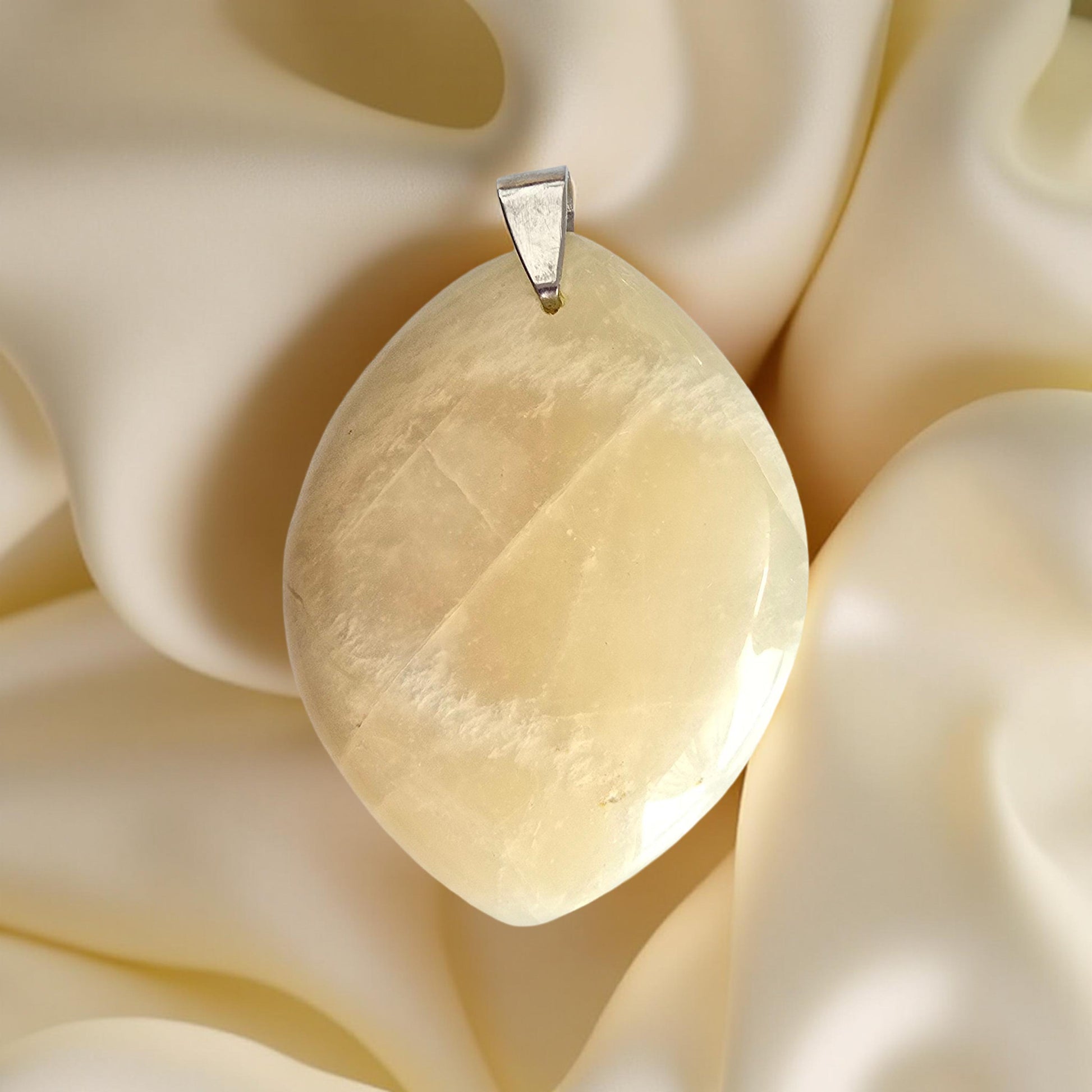 Pendentif Goutte Pierre de Lune - Intuition & Féminité Sacrée