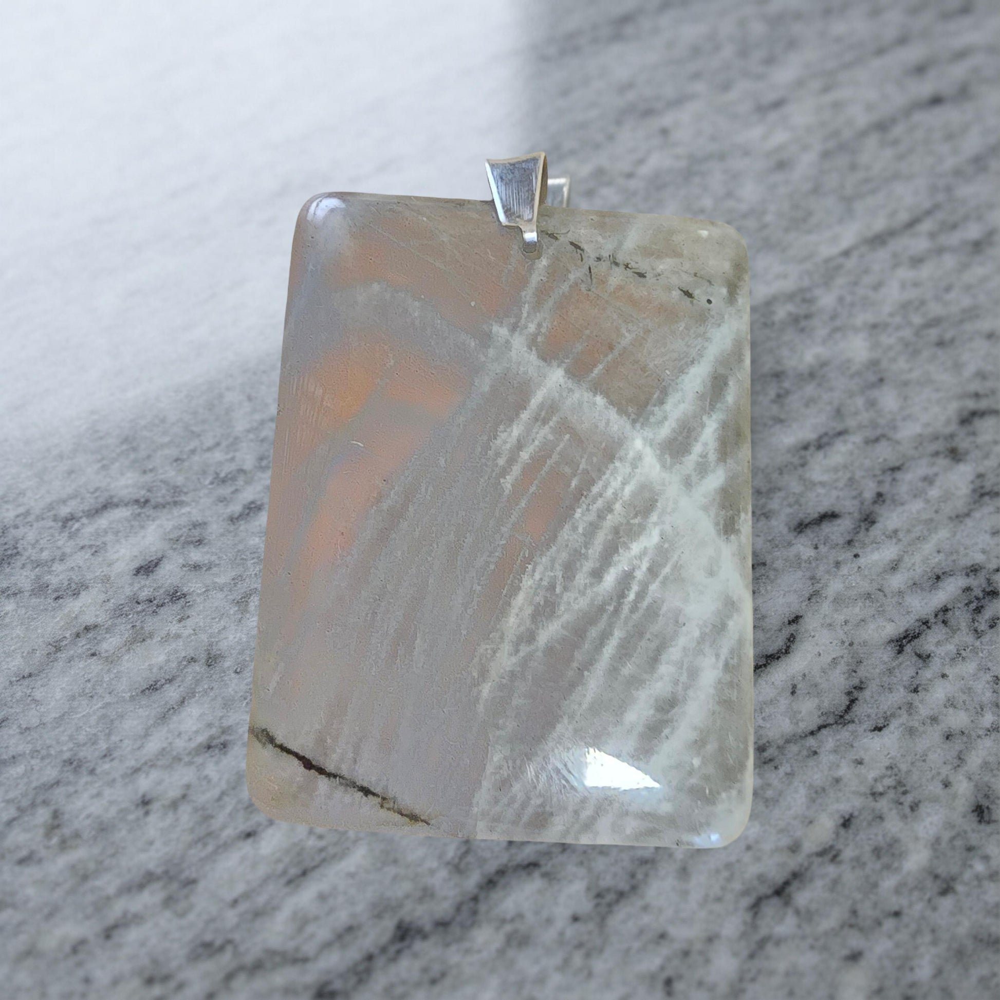 Collier Labradorite violette AAA Pierre Naturelle | Or et Ame Bijoux