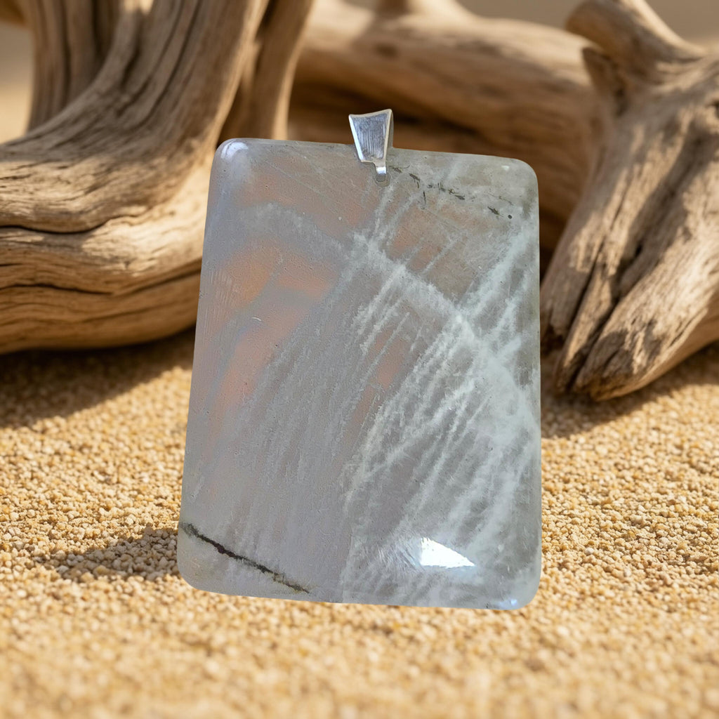 Collier Labradorite violette AAA Pierre Naturelle | Or et Ame Bijoux