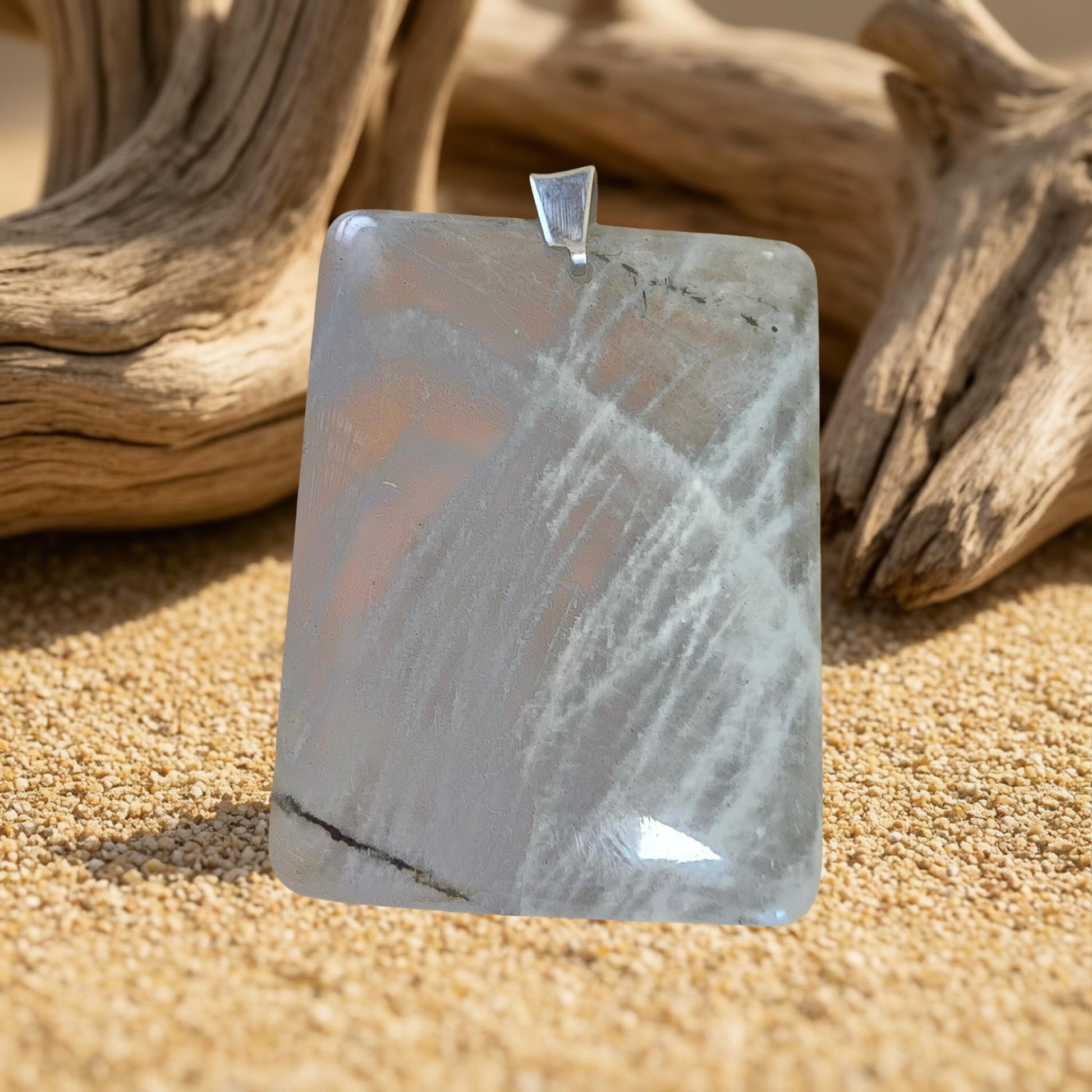 Collier Labradorite violette AAA Pierre Naturelle | Or et Ame Bijoux