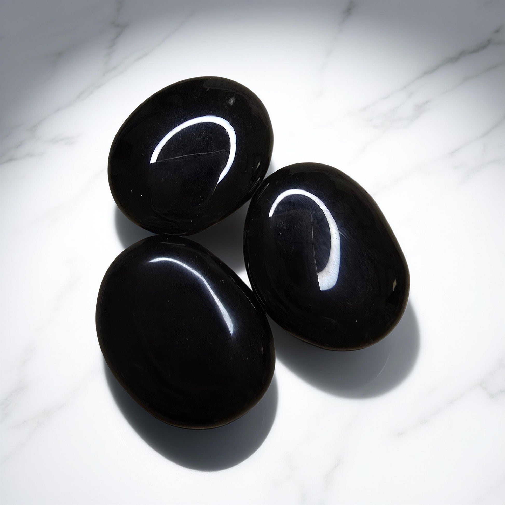 Galet Obsidienne Noire - Pierre de Protection Puissante | Lithothérapie