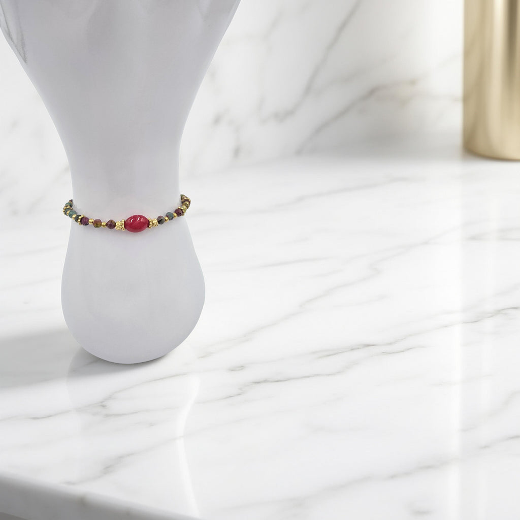 Parure Haïdi & Krisna - Collier & Bracelet Jaspe