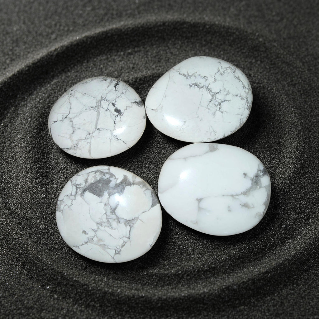 Galet Howlite | Sommeil Réparateur & Apaisement