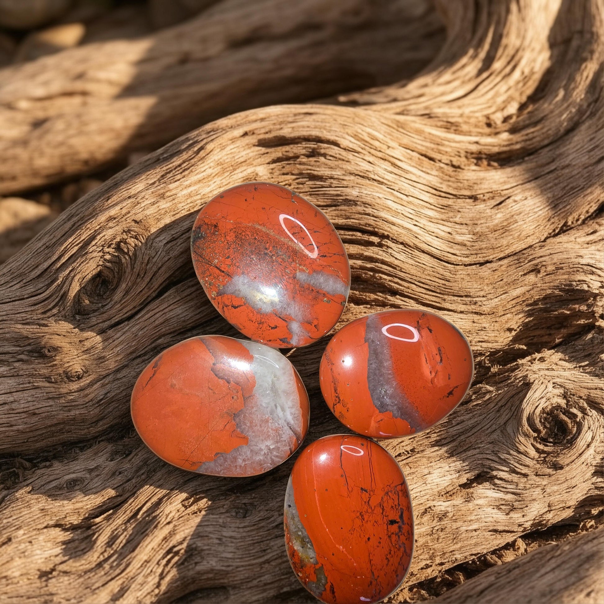 Galet Jaspe Rouge | Vitalité & Ancrage