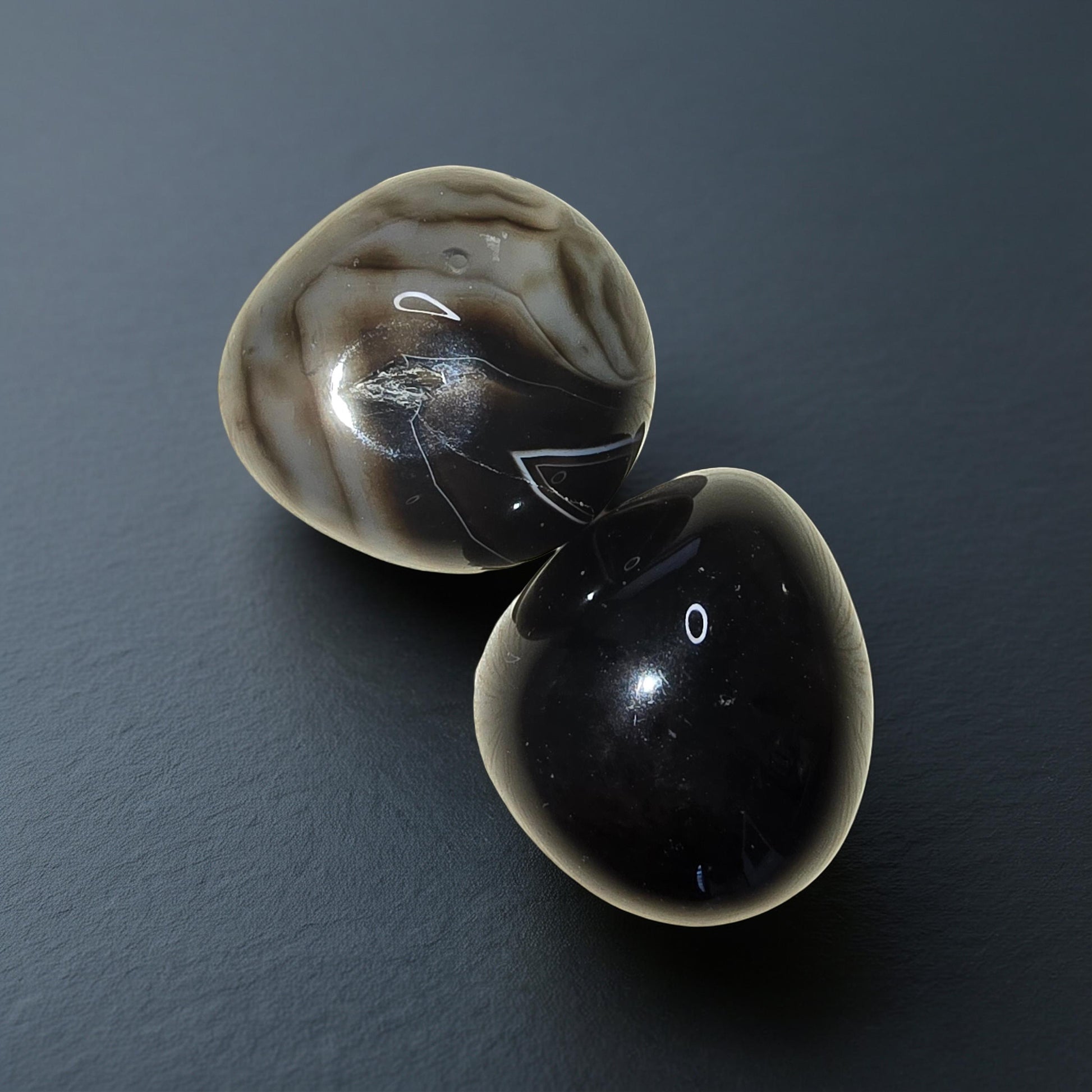 Pierre Roulée Agate Œil - 30 à 40 mm | Protection & Clairvoyance