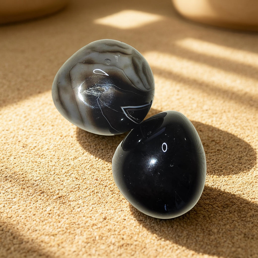 Pierre Roulée Agate Œil - 30 à 40 mm | Protection & Clairvoyance