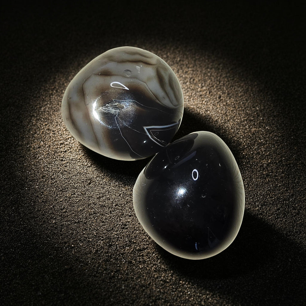 Pierre Roulée Agate Œil - 30 à 40 mm | Protection & Clairvoyance