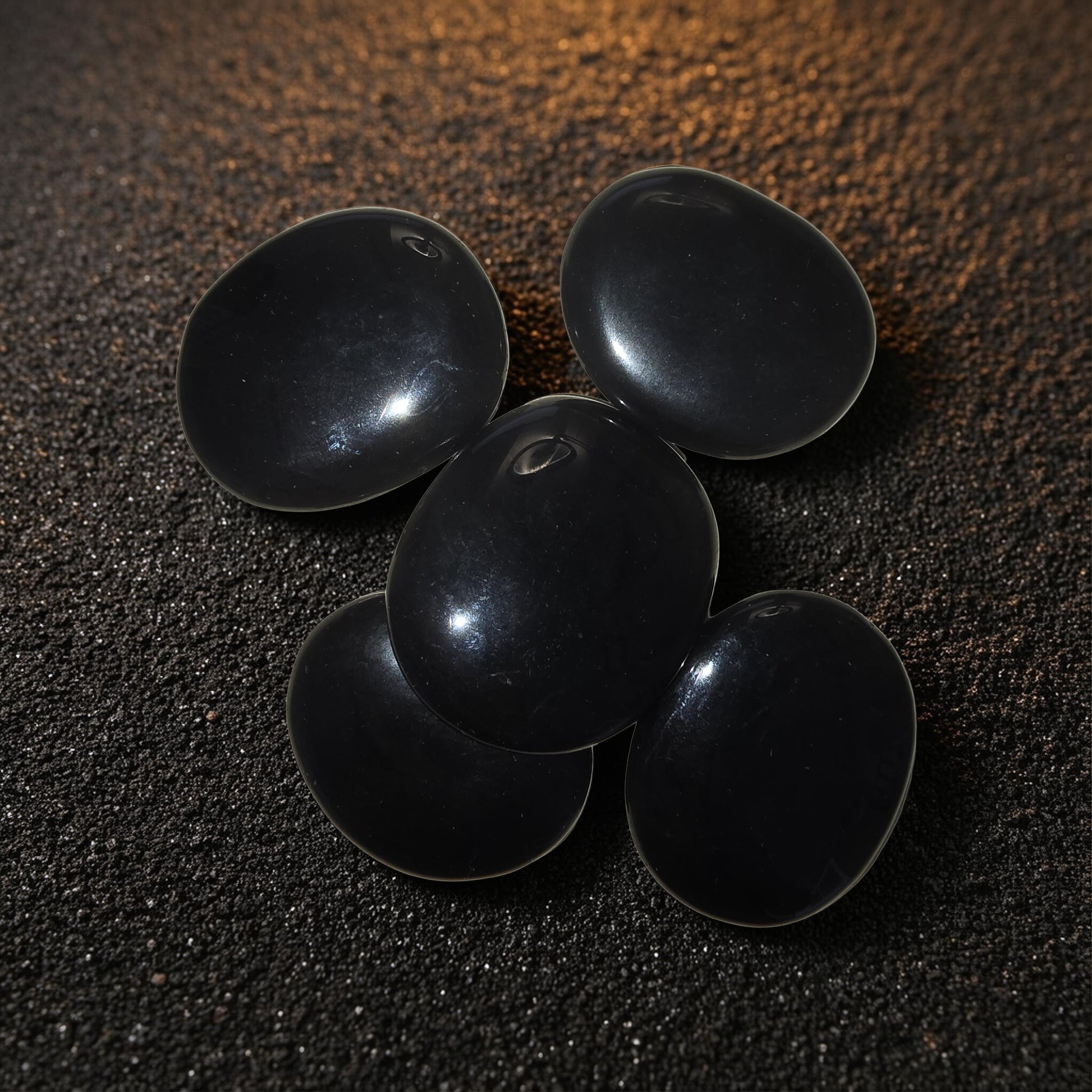 Galet Obsidienne Noire | Protection & Ancrage Puissant