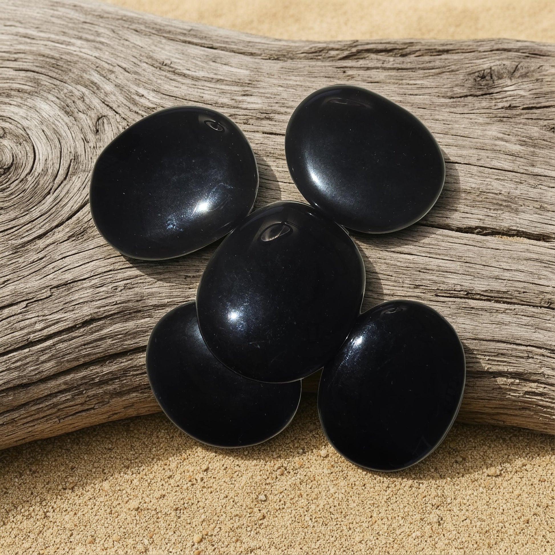 Galet Obsidienne Noire | Protection & Ancrage Puissant