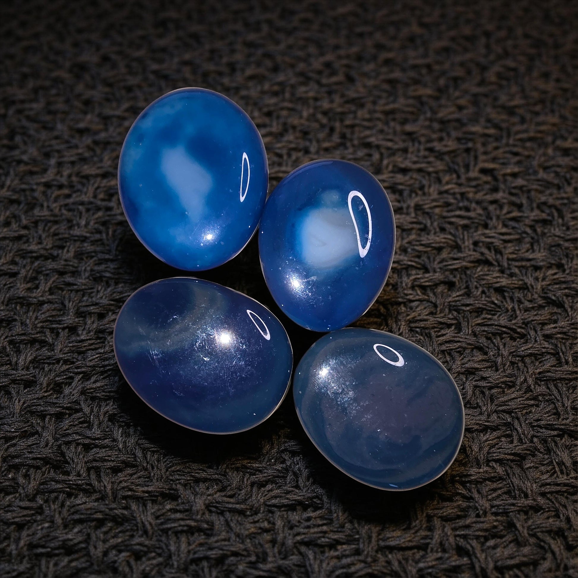 Galet Agate Bleue | Apaisement & Communication