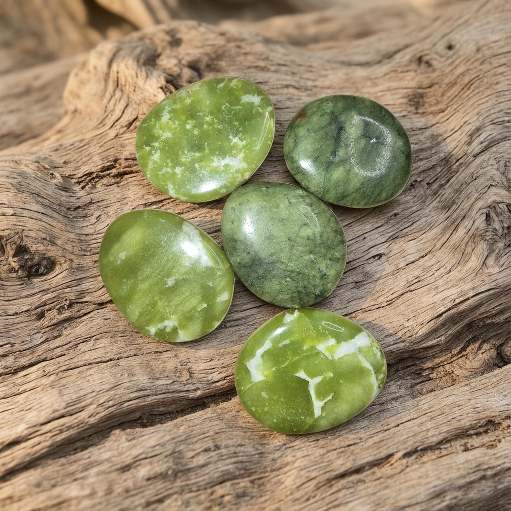 Galet Serpentine | Détoxification & Régénération