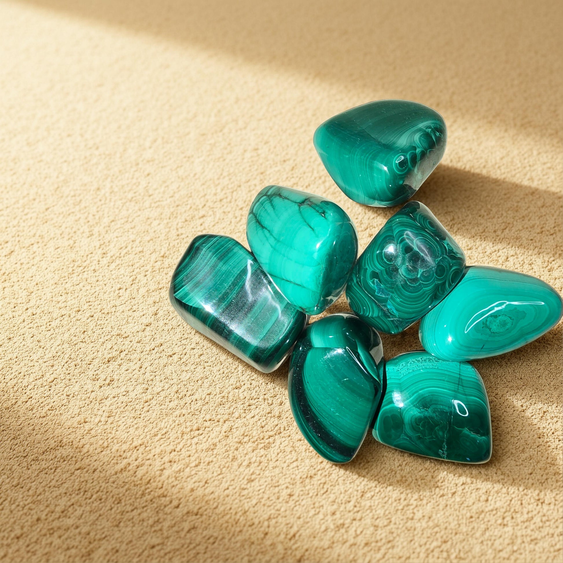 Pierre Roulée Malachite Qualité Extra - 1,5 à 3 cm | Transformation & Guérison