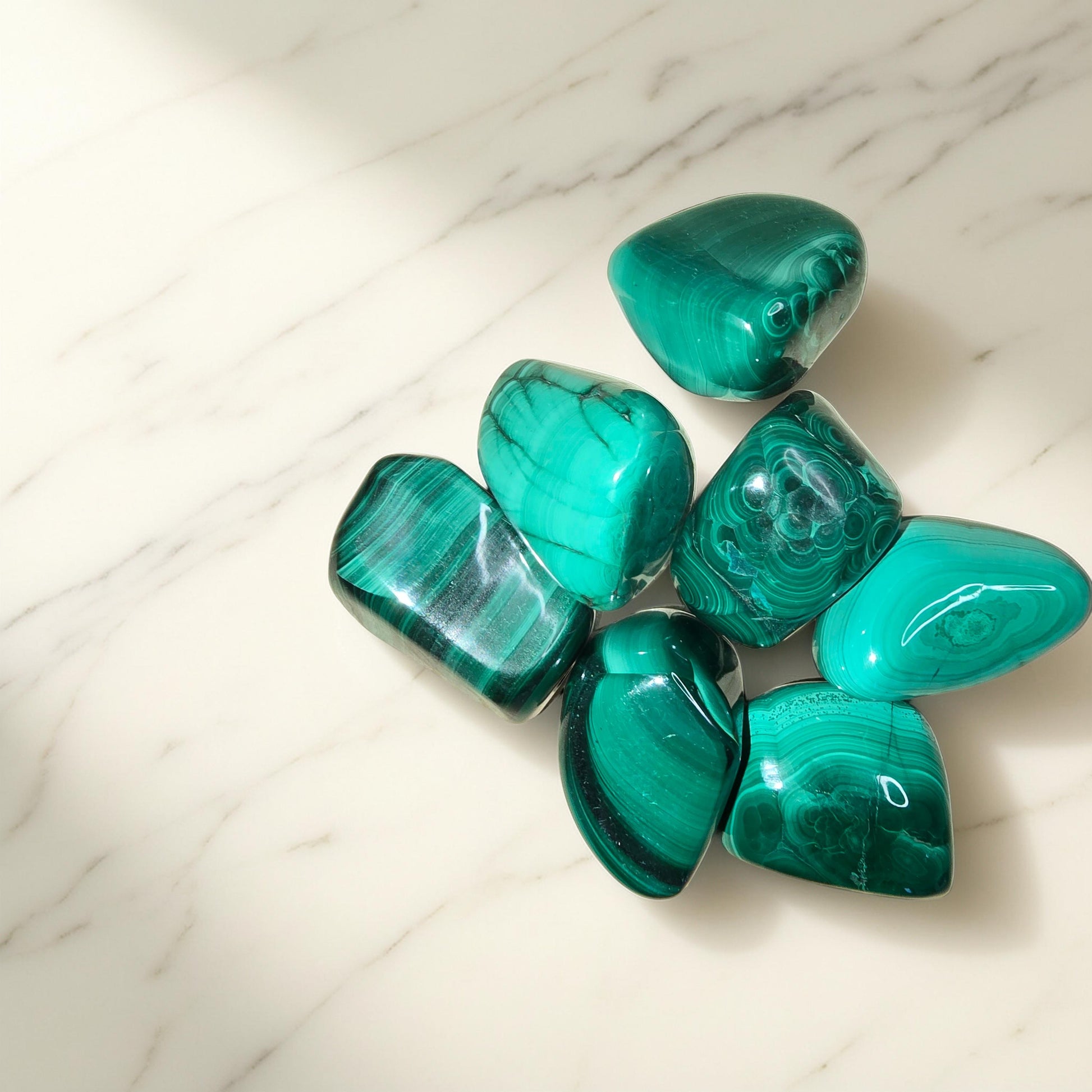 Pierre Roulée Malachite Qualité Extra - 1,5 à 3 cm | Transformation & Guérison