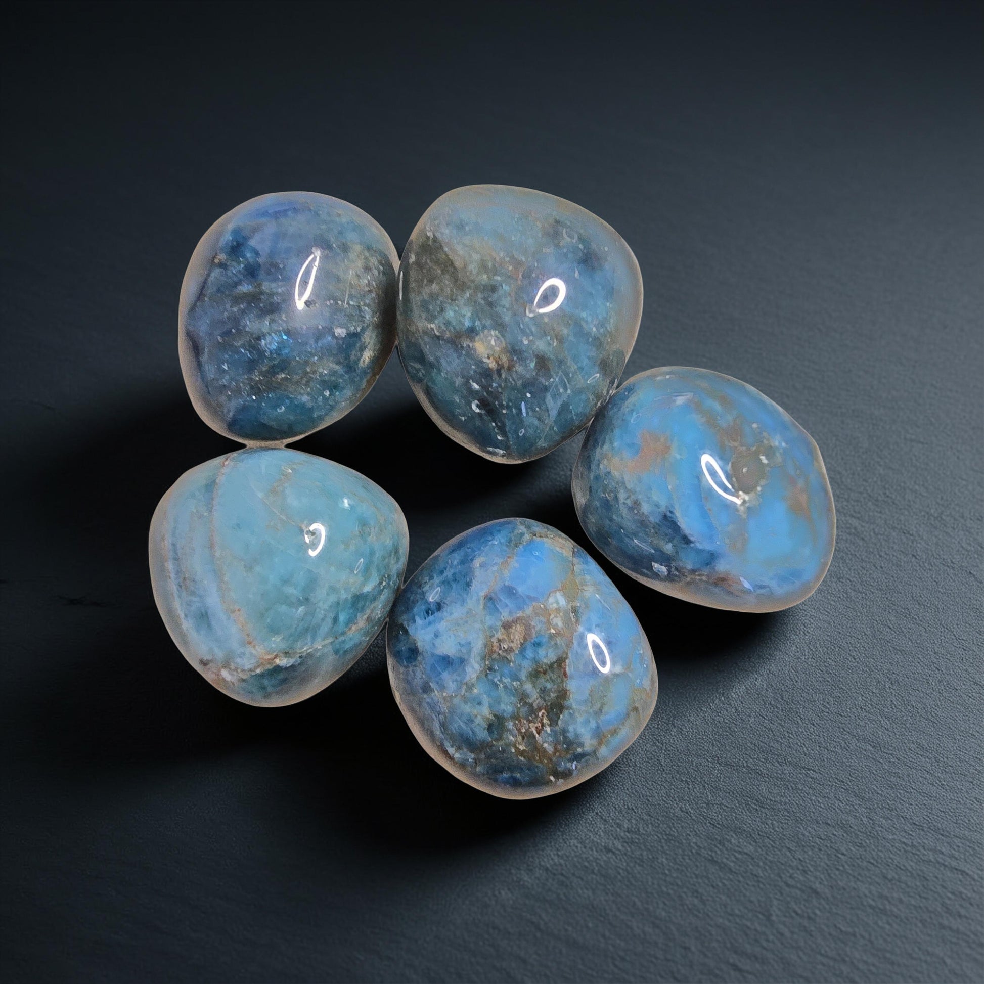 Pierre Roulée Apatite Qualité Extra - 30 à 40 mm | Motivation & Communication