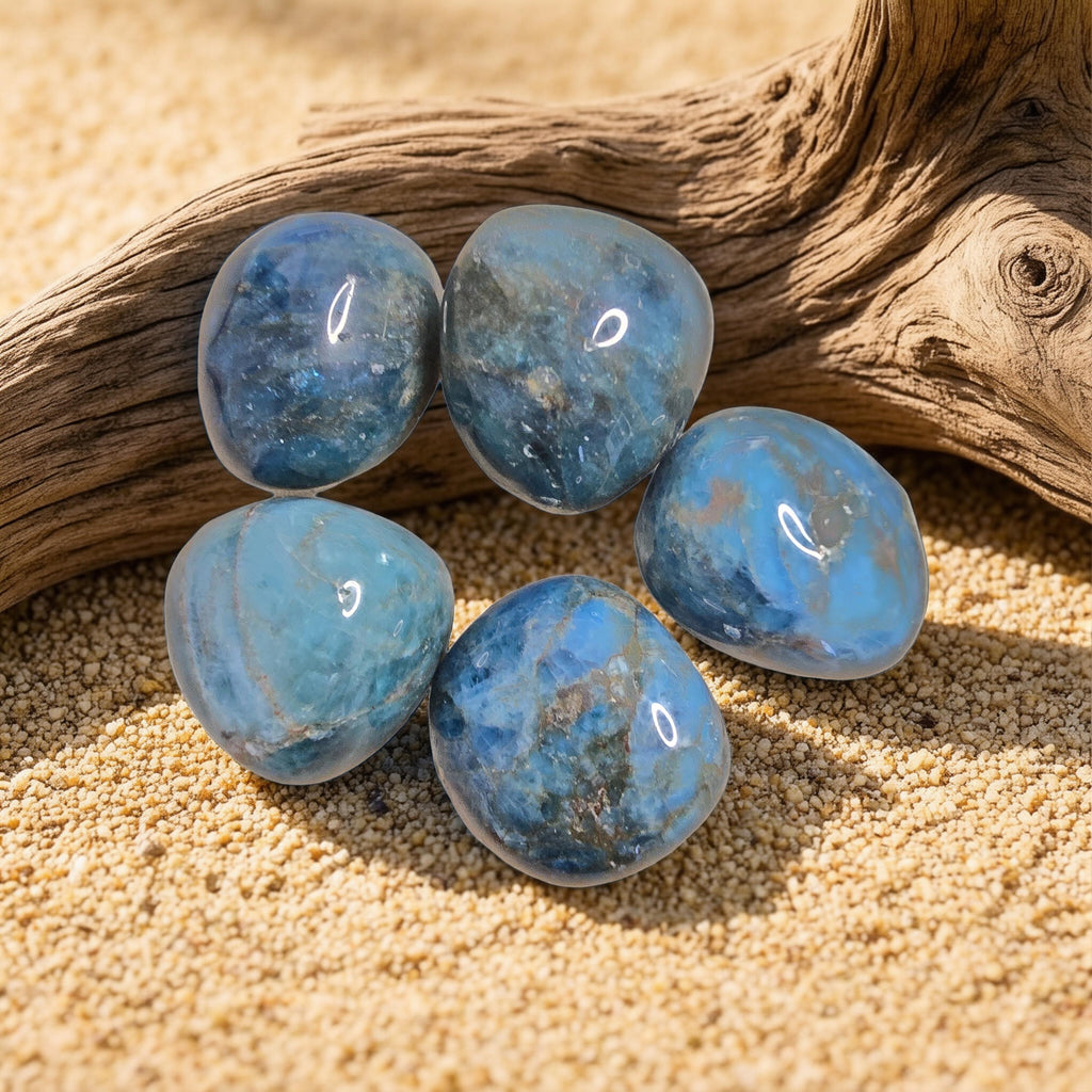 Pierre Roulée Apatite Qualité Extra - 30 à 40 mm | Motivation & Communication