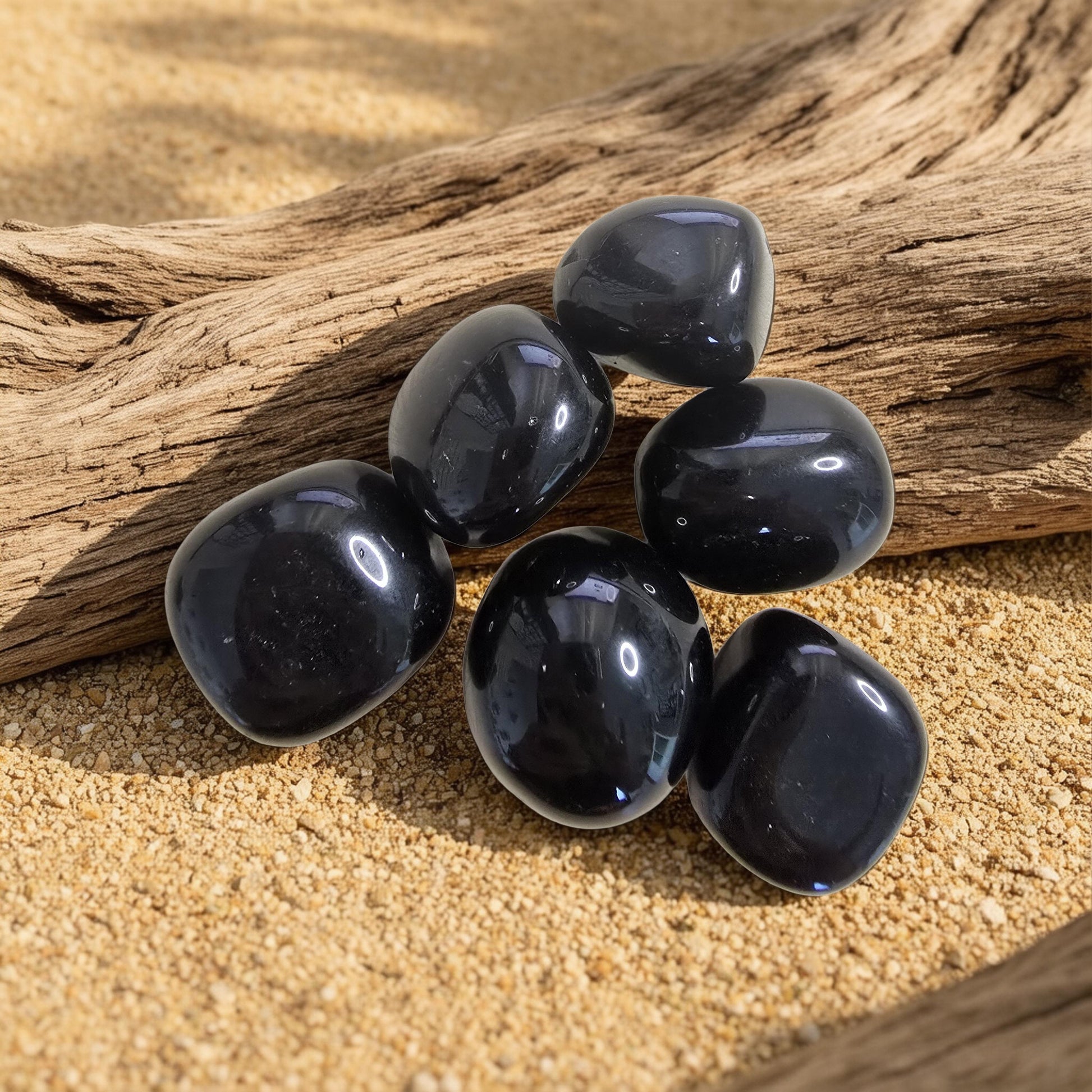 Pierre Roulée Obsidienne Noire Qualité Extra - 20 à 30 mm | Protection & Ancrage