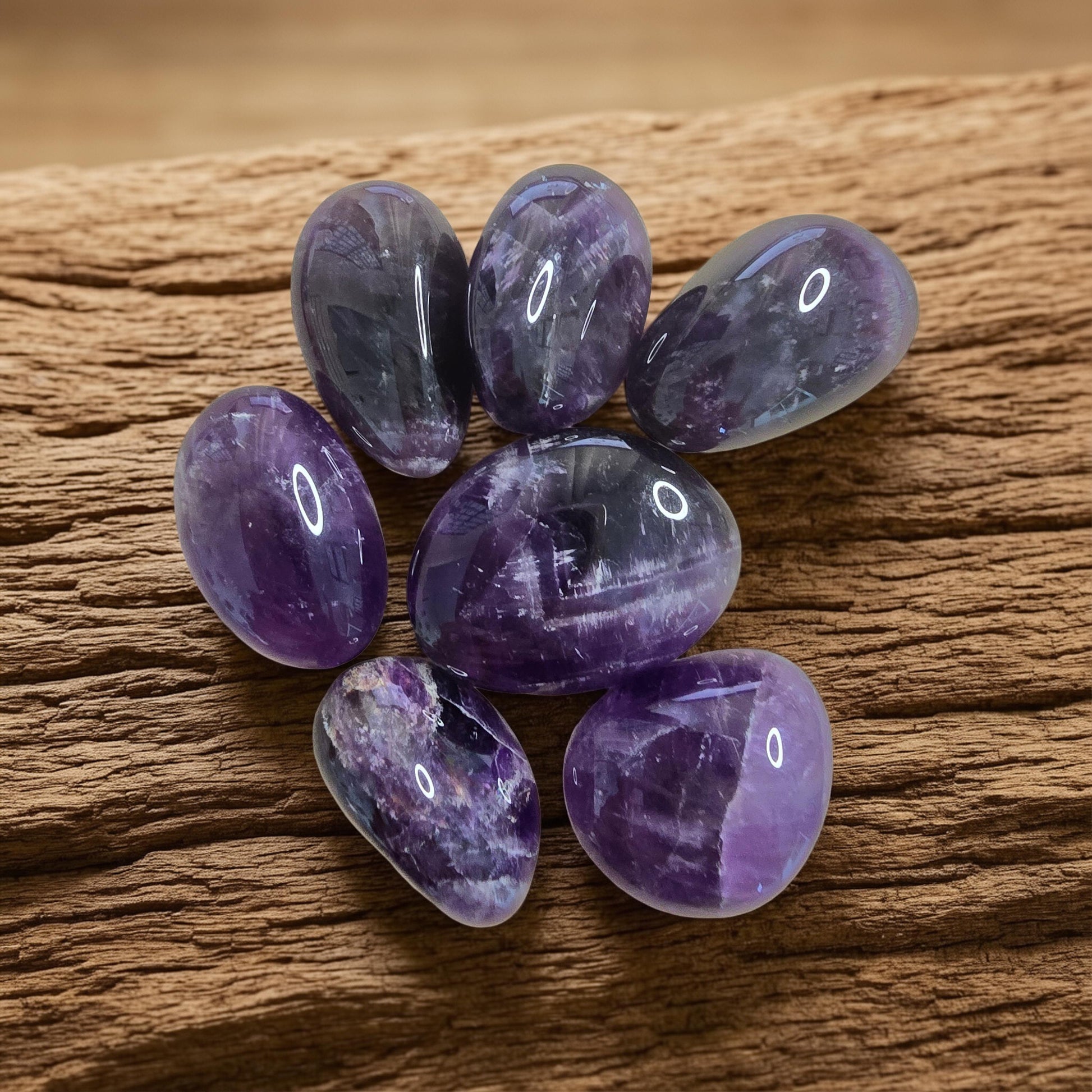 Pierre Roulée Améthyste Qualité Extra | Apaisement & Spiritualité