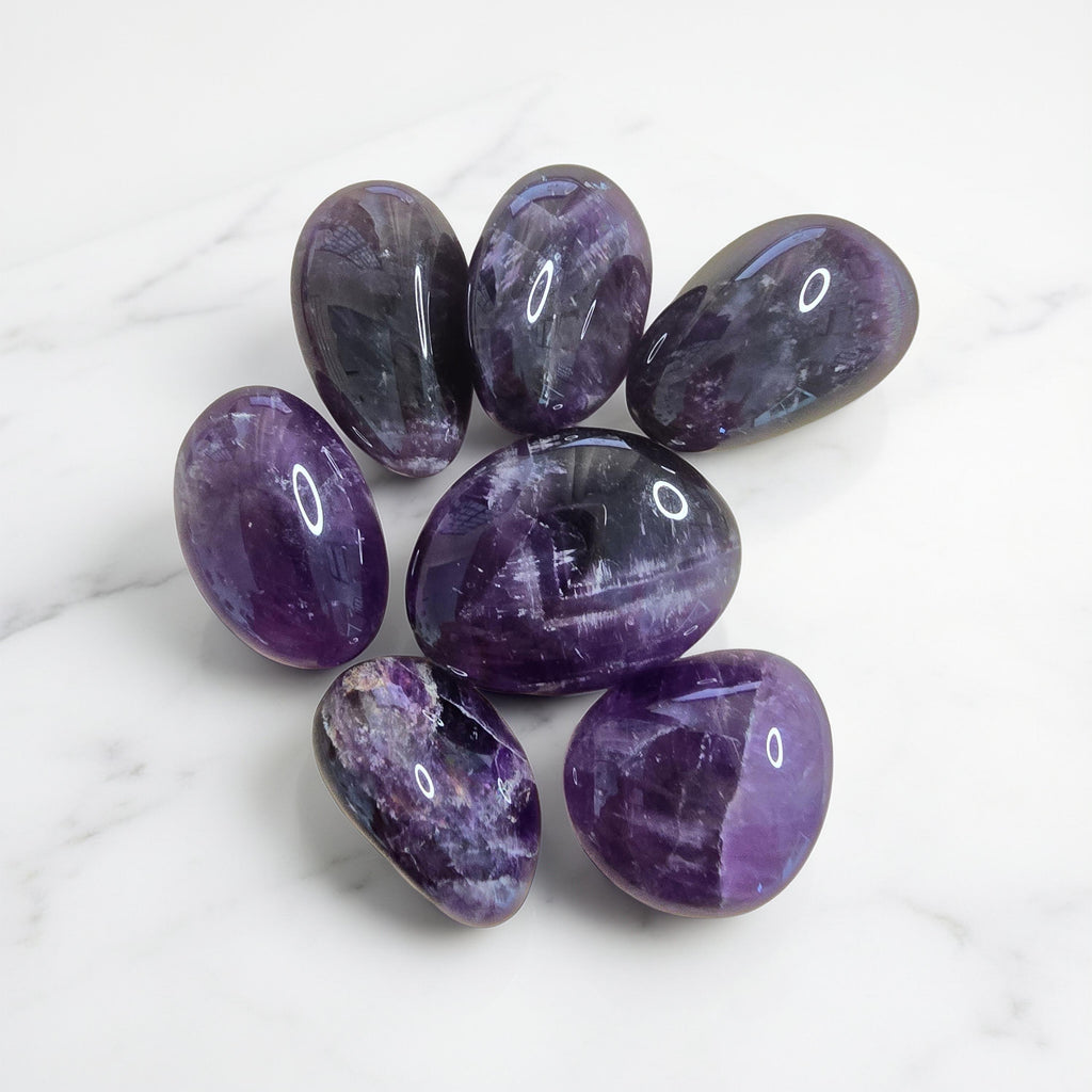 Pierre Roulée Améthyste Qualité Extra | Apaisement & Spiritualité